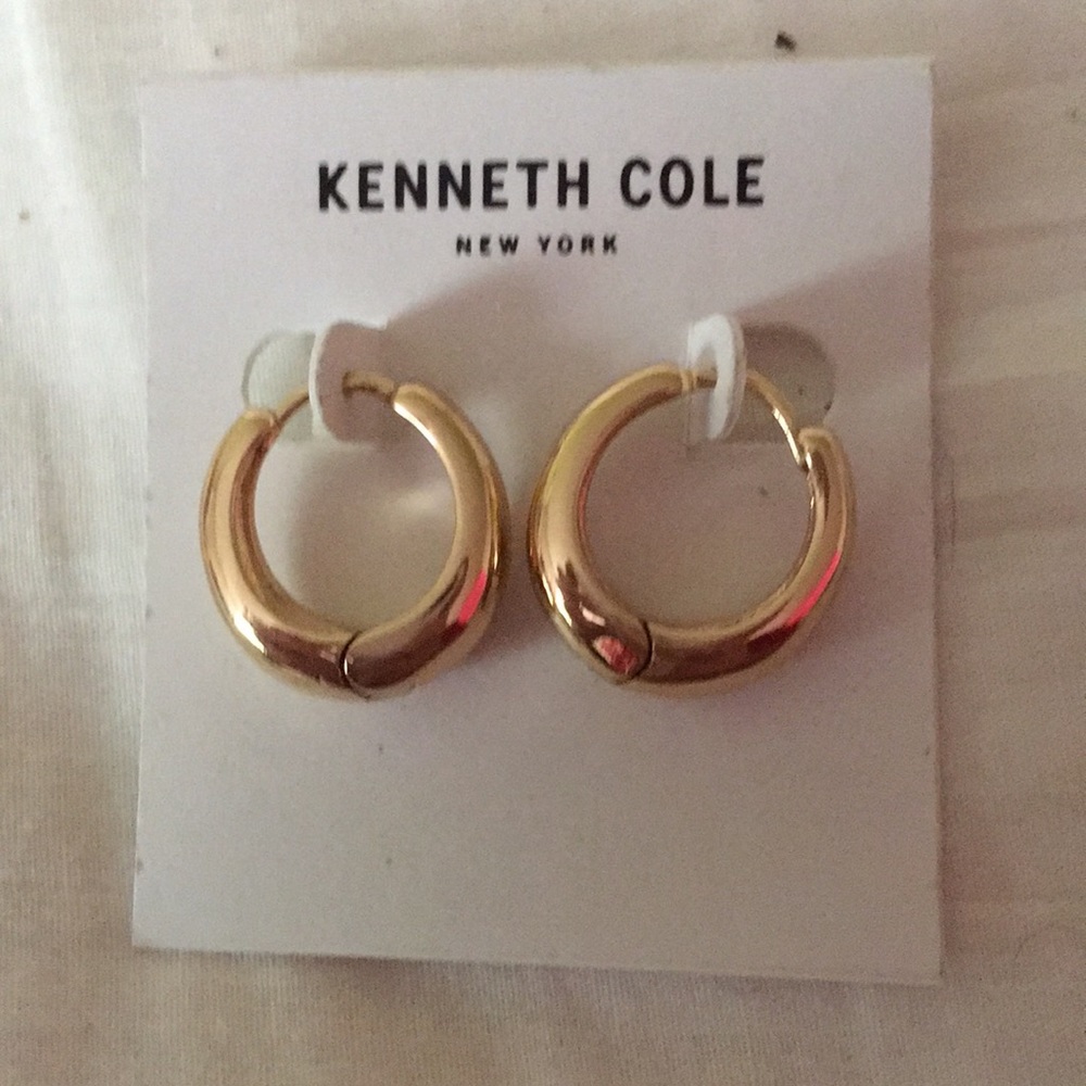 Gold tone earrings